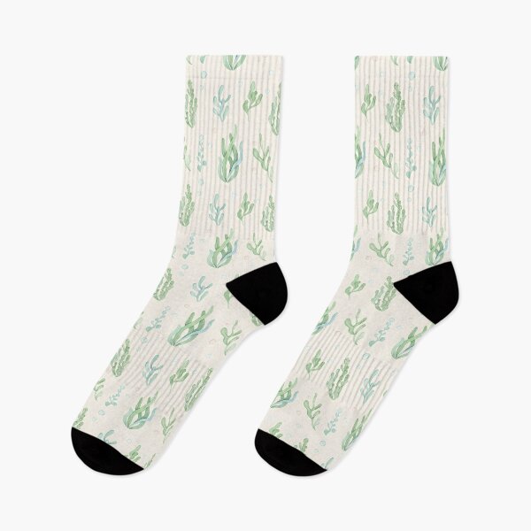 Item preview, Watercolor Seaweed Pattern designed and sold by naragon4289.