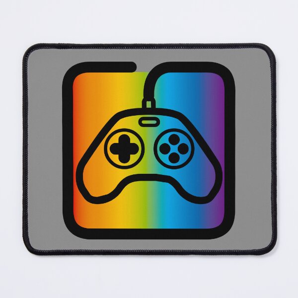 Item preview, Rainbow Gamer Controller Icon designed and sold by NNAANN.