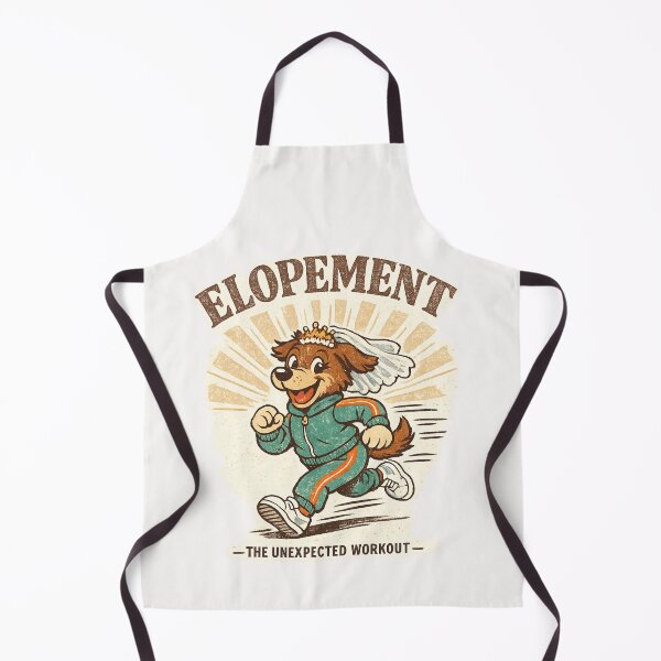Item preview, Elopement The Unexpected Workout Eloping Wedding Marriage Newlywed Dog Lover designed and sold by Pawsome Quotes.