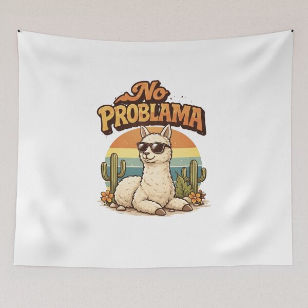 Item preview, Llama wearing sunglasses designed and sold by Stylehero.