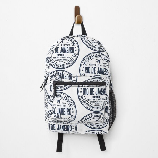 Item preview, Rio de Janeiro Brazil Passport Stamp Vintage Galeão Airport designed and sold by Yasmin Reis.