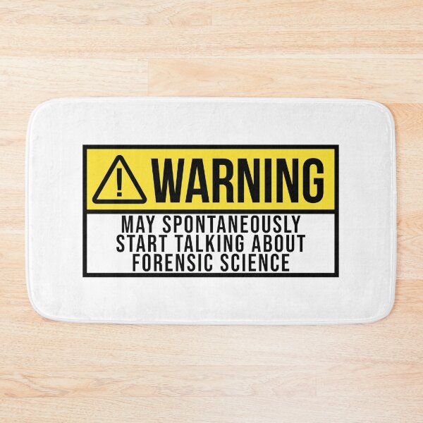 Item preview, Forensic Science Warning designed and sold by XCIV.