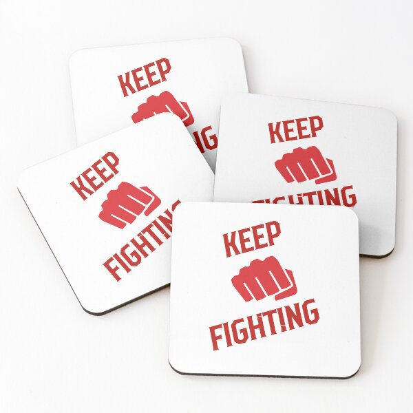 Item preview, Keep Fighting Motivational T-Shirt designed and sold by Negisandeep studio.