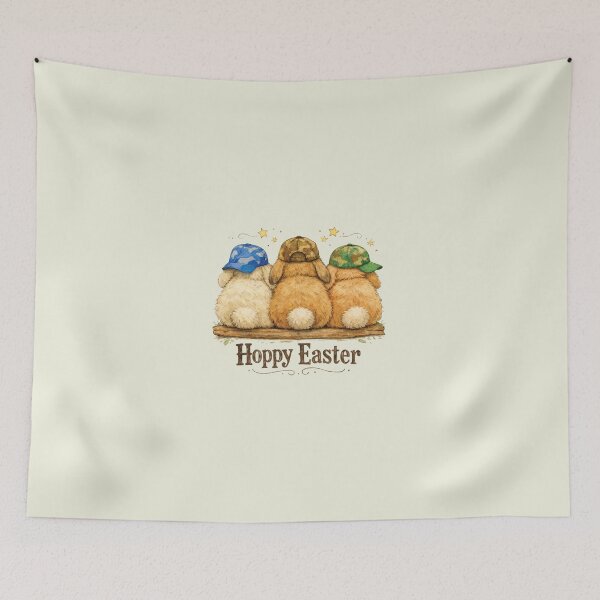 Item preview, Retro Hoppy Easter, Funny Easter Day designed and sold by Naviiraart.