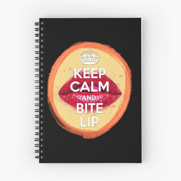 Item preview, Keep Calm and Bite Lip - Red Lips Pop Art Poster designed and sold by RDproject.