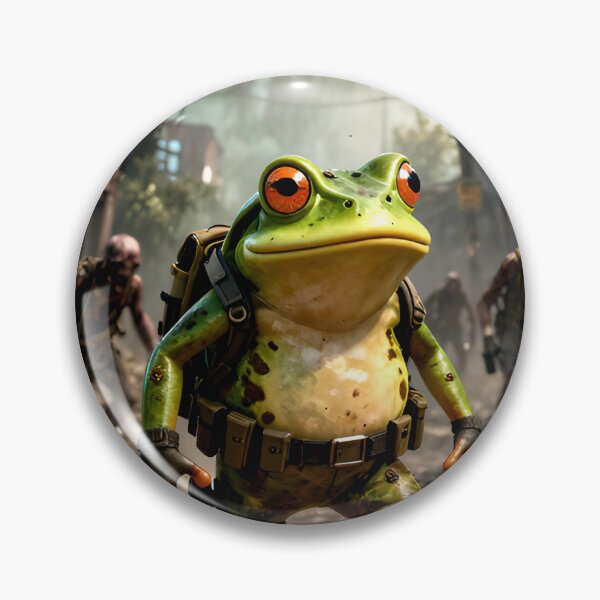 Item preview, Apocalypse Animal Squad Tactical Frog – Zombie Survival Meme designed and sold by AnimalAirtistry.