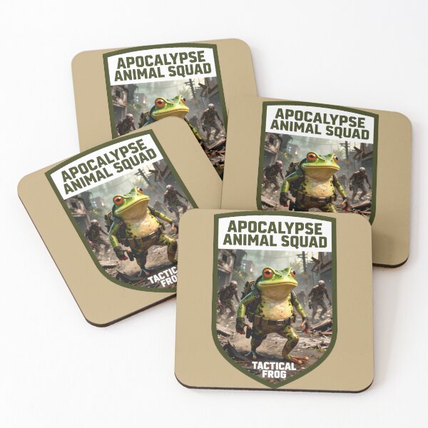 Item preview, Apocalypse Animal Squad Tactical Frog – Zombie Survival Meme designed and sold by AnimalAirtistry.