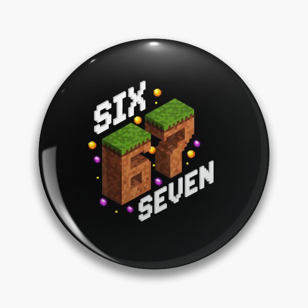 Item preview, Six Seven 67 Pixel Gaming Meme Design designed and sold by FGTV2021.