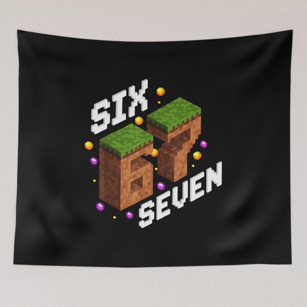 Item preview, Six Seven 67 Pixel Gaming Meme Design designed and sold by FGTV2021.