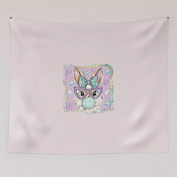 Item preview, Coquette Bunny, Glitter Happy Easter, Bow Brushstroke Easter designed and sold by Naviiraart.