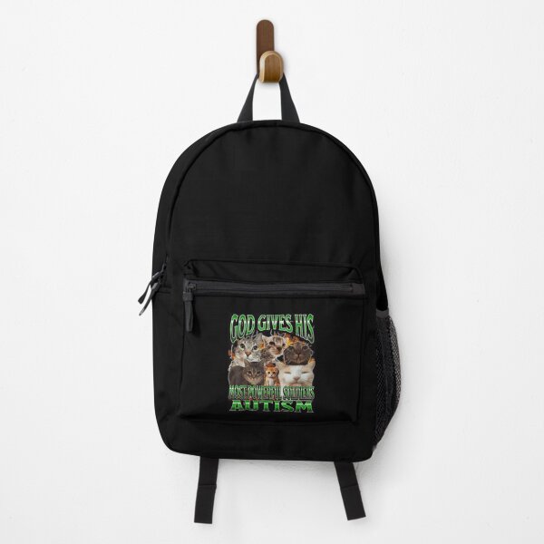 Item preview, God Gives His Most Powerful Soldiers Autism Cat Meme designed and sold by tadmercado.