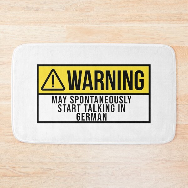 Item preview, German Warning designed and sold by XCIV.
