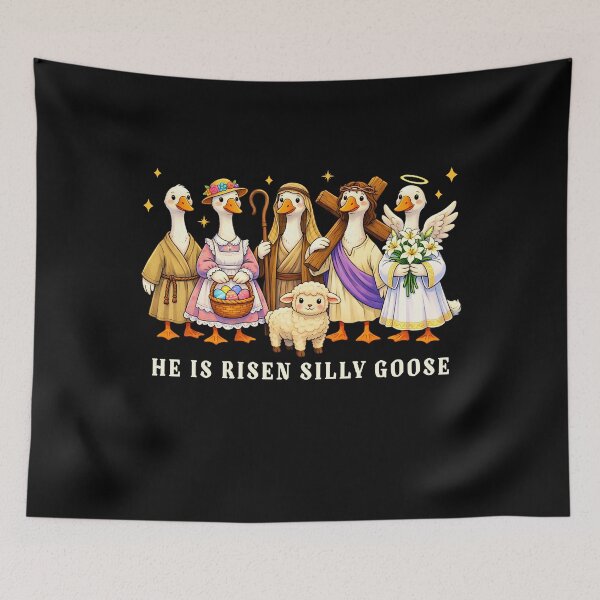 Item preview, He Is Risen Silly Goose designed and sold by Ortigzitoun.