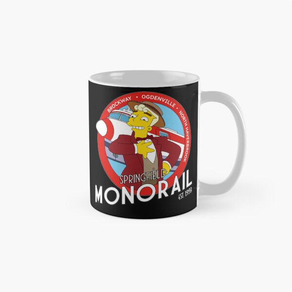 Item preview, Springfield Monorail Lyle Lanley Cartoon Logo Meme designed and sold by CMSenseiStore.