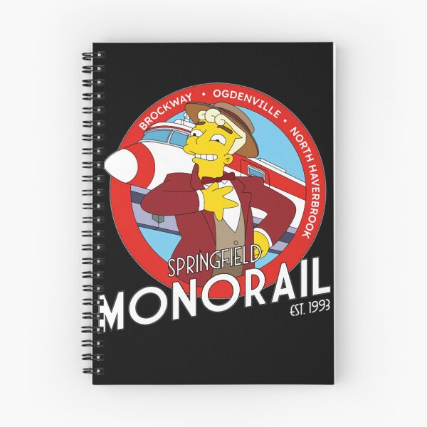 Item preview, Springfield Monorail Lyle Lanley Cartoon Logo Meme designed and sold by CMSenseiStore.