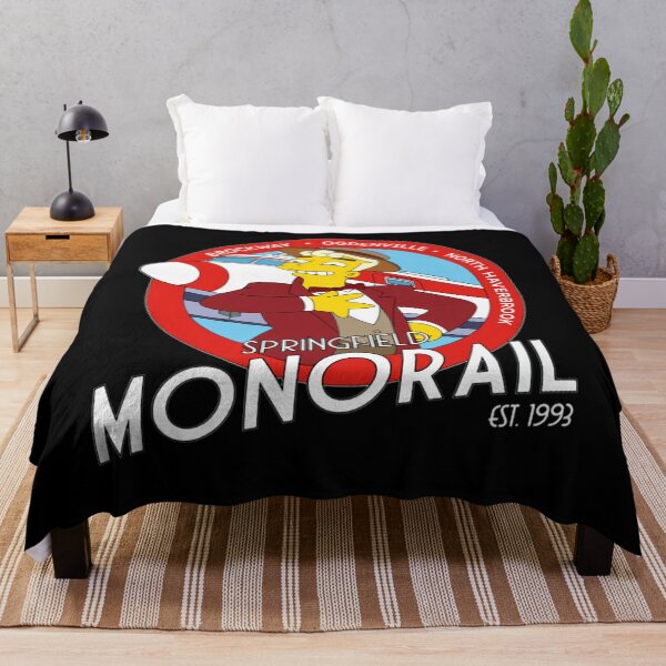 Item preview, Springfield Monorail Lyle Lanley Cartoon Logo Meme designed and sold by CMSenseiStore.