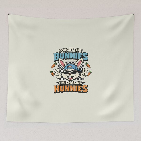 Item preview, Forget The Bunnies I'm Chasing Hunnies, Funny Boys Easter designed and sold by Naviiraart.