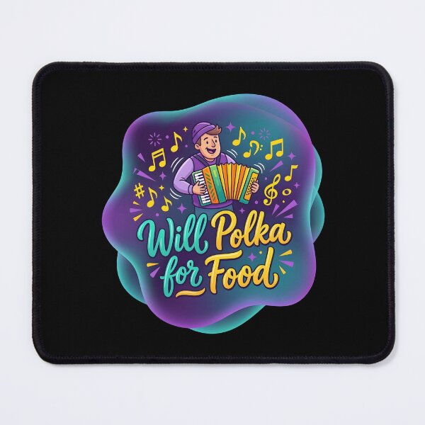 Item preview, Will polka for food | Accordion designed and sold by SocialStaticz.