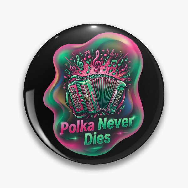 Item preview, Polka never dies | Accordion designed and sold by SocialStaticz.