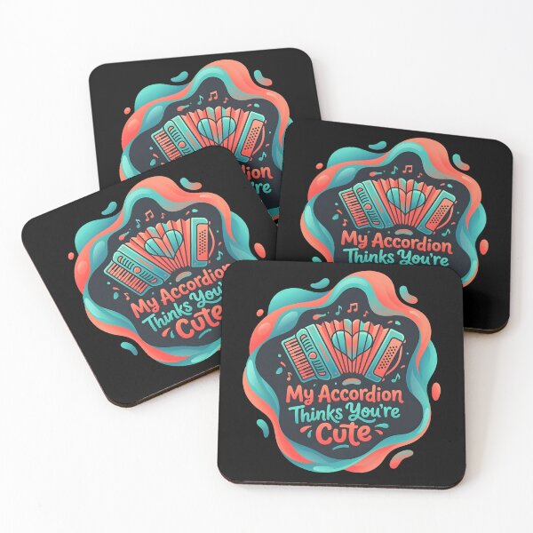Item preview, My accordion thinks you're cute | Accordion designed and sold by SocialStaticz.