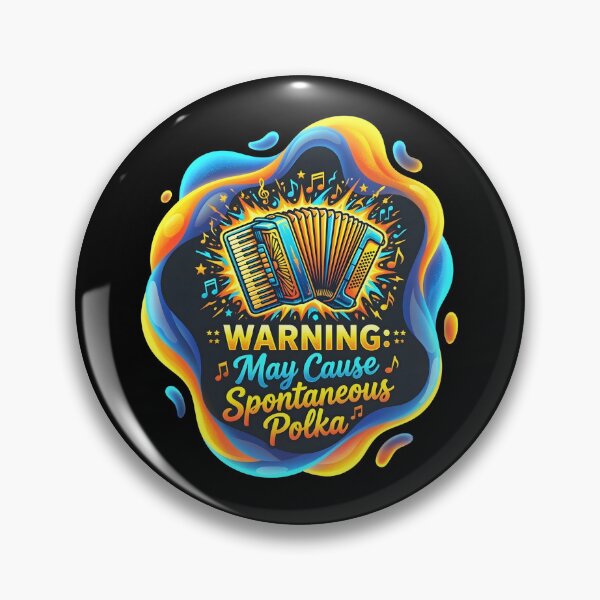 Item preview, Warning may cause spontaneous polka | Accordion designed and sold by SocialStaticz.
