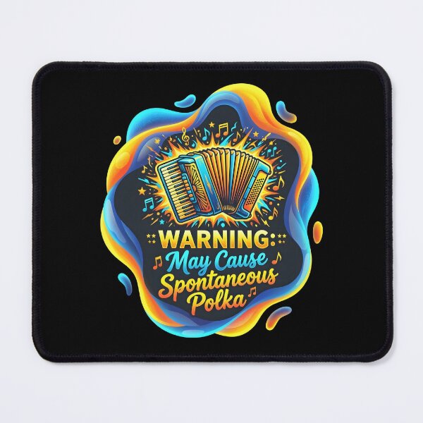 Item preview, Warning may cause spontaneous polka | Accordion designed and sold by SocialStaticz.