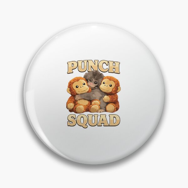Item preview, Funny Monkey Punch Squad Viral Animal Meme Humor designed and sold by kiralynstration.