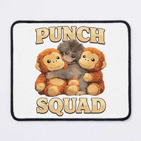 Item preview, Funny Monkey Punch Squad Viral Animal Meme Humor designed and sold by kiralynstration.