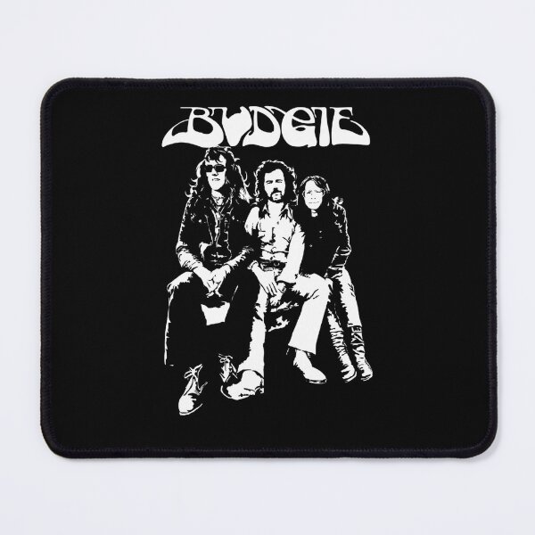 Item preview, BudgieWhite in Black  designed and sold by creekdakako.