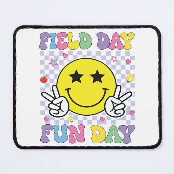 Item preview, Retro Field Day Fun Day Happy Face Peace Sign School Event Design designed and sold by kiralynstration.