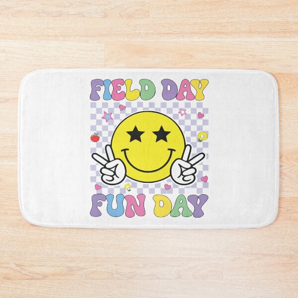 Item preview, Retro Field Day Fun Day Happy Face Peace Sign School Event Design designed and sold by kiralynstration.