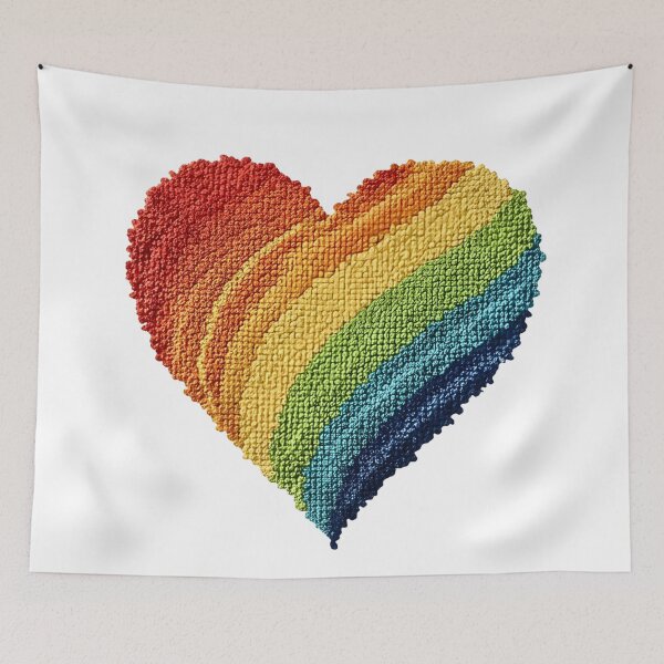 Item preview, Rainbow Heart designed and sold by KrisGraphic45.