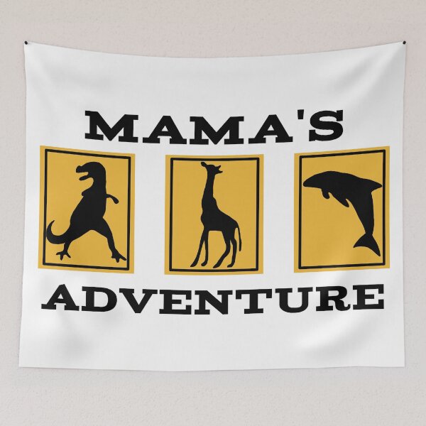 Item preview, Mamas Adventure - Yellow Patch - Animal  designed and sold by cherrynat1.