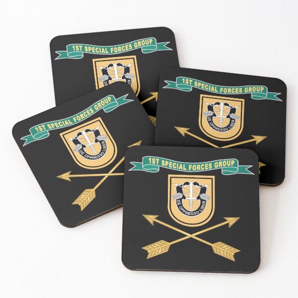 Item preview, Army - 1st Special Forces Group - Flash w Ribbon - Br X 300 designed and sold by Military Insignia Products.