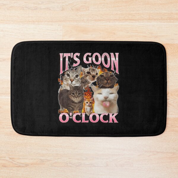 Item preview, It’s Goon O’Clock Funny Chaotic Cat Meme designed and sold by tadmercado.
