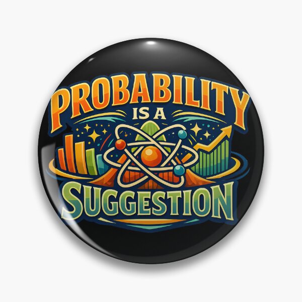 Item preview, Probability Is A Suggestion Funny Math Statistics Nerd Humor Design designed and sold by TeeTimeTreasure.