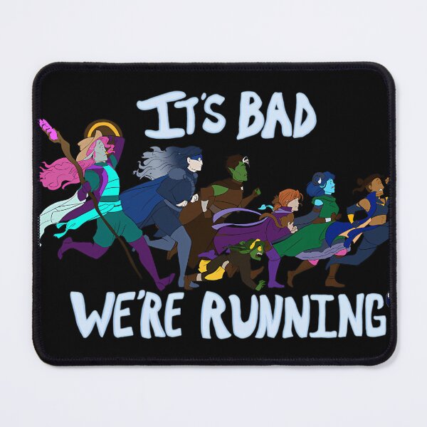 Item preview, It'S Bad We'Re Running designed and sold by TodTrantowII.
