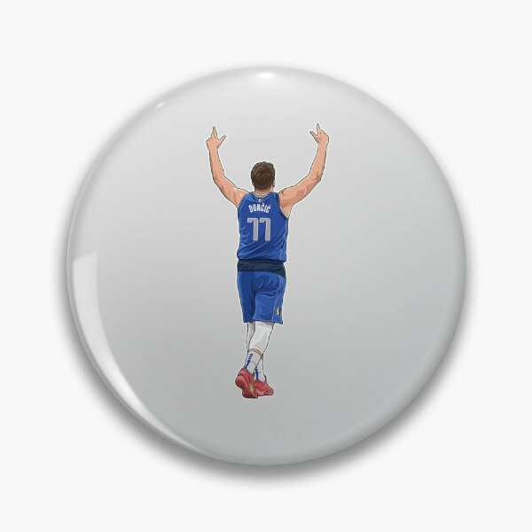 Item preview, Luka Doncic #77 Celebration Arms Up designed and sold by EndZoneEmporium.
