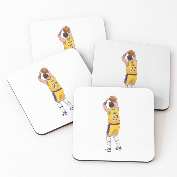 Item preview, Luka Doncic #77 Shooting Back designed and sold by EndZoneEmporium.