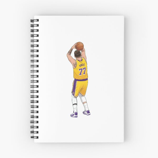 Item preview, Luka Doncic #77 Shooting Back designed and sold by EndZoneEmporium.