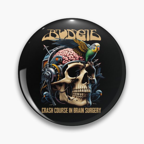 Item preview, BudgieWhite in Black  designed and sold by yonen.