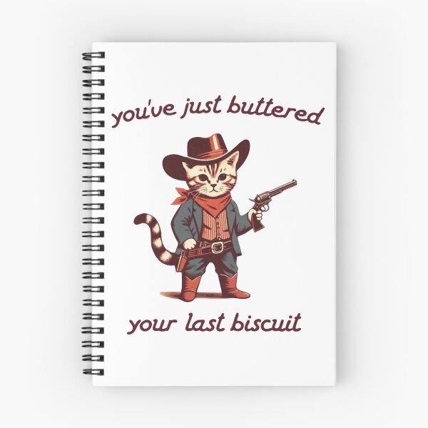 Item preview, You've Just Buttered Your Last Biscuit designed and sold by retro-and-rust.