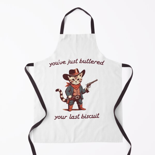 Item preview, You've Just Buttered Your Last Biscuit designed and sold by retro-and-rust.