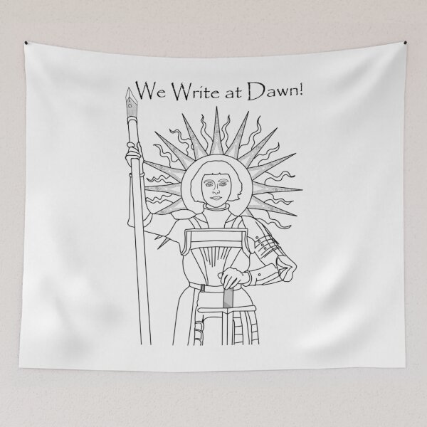 Item preview, We Write At Dawn Black designed and sold by ColtCollins.