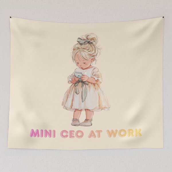 Item preview, Mini CEO at Work designed and sold by bubblyrainbow.
