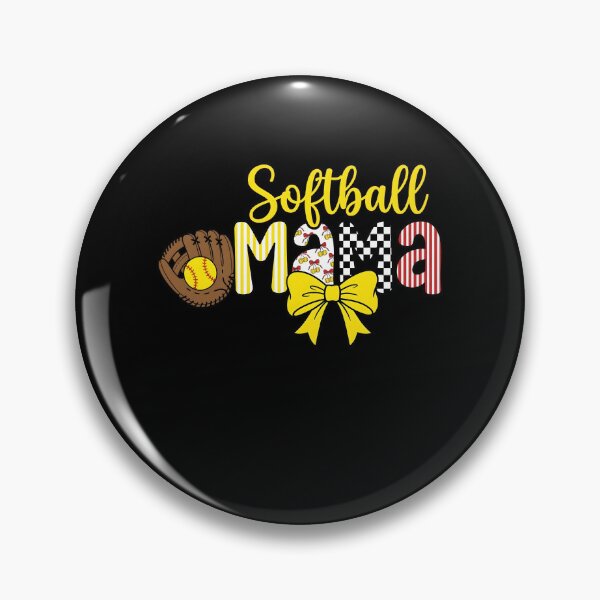 Item preview, Softball Mom Bow Game Day designed and sold by KroghDs.