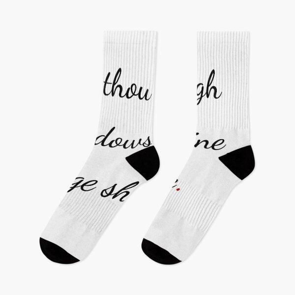 Item preview, "So thou through windows of thine age shalt see" - handwriting black designed and sold by ariksworld.