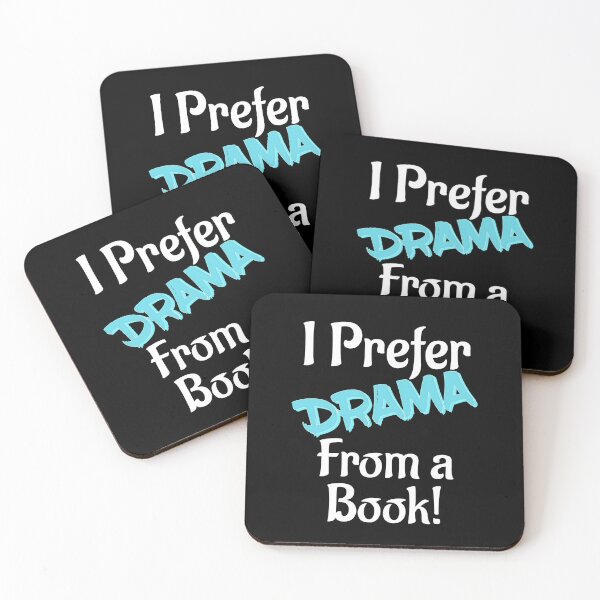 Item preview, Reading Lover, I Prefer DRAMA from a Book designed and sold by SquirrelDesignLLC.