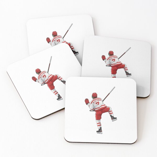 Item preview, Macklin Celebrini #71 One Leg Celebration designed and sold by EndZoneEmporium.