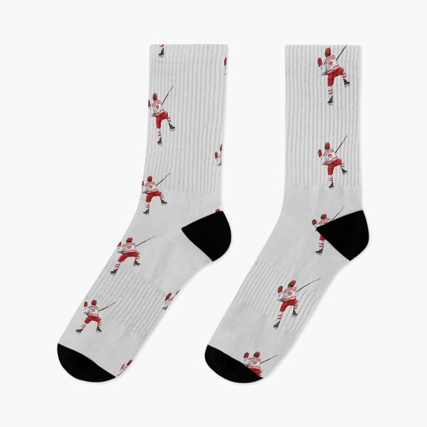 Item preview, Macklin Celebrini #71 One Leg Celebration designed and sold by EndZoneEmporium.